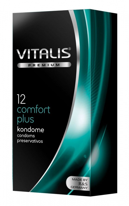 Контурные презервативы VITALIS PREMIUM comfort plus - 12 шт. - Vitalis - купить с доставкой в Балашихе
