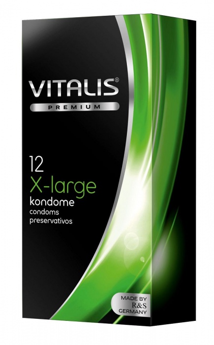 Презервативы увеличенного размера VITALIS PREMIUM x-large - 12 шт. - Vitalis - купить с доставкой в Балашихе