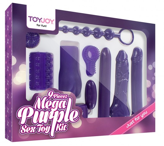 Эротический набор Toy Joy Mega Purple - Toy Joy - купить с доставкой в Балашихе