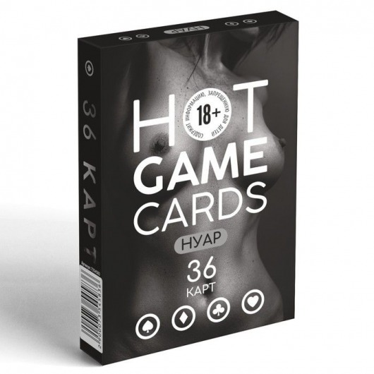 Игральные карты HOT GAME CARDS НУАР - 36 шт. - Сима-Ленд - купить с доставкой в Балашихе