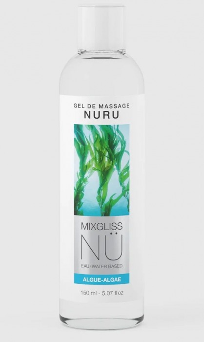 Массажный гель на водной основе Mixgliss NU Algae - 150 мл. - Strap-on-me - купить с доставкой в Балашихе