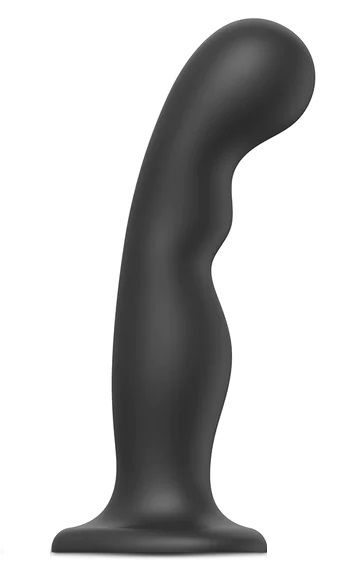 Черная насадка Strap-On-Me Dildo Plug P G size XXL - Strap-on-me - купить с доставкой в Балашихе