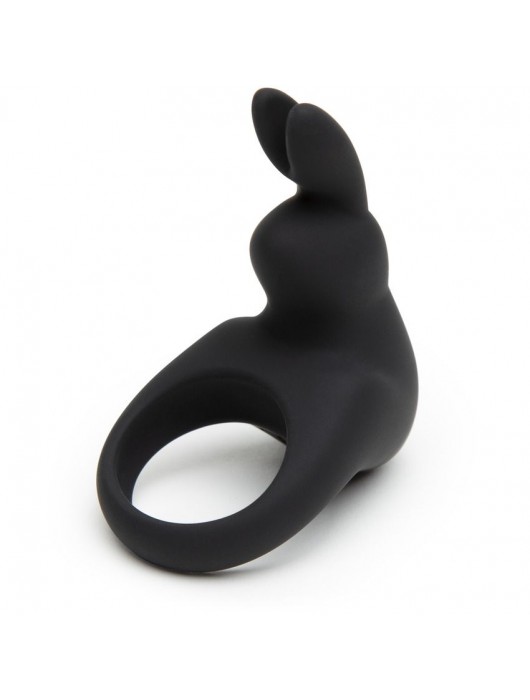 Черное эрекционное виброкольцо Happy Rabbit Rechargeable Rabbit Cock Ring - Happy Rabbit - в Балашихе купить с доставкой
