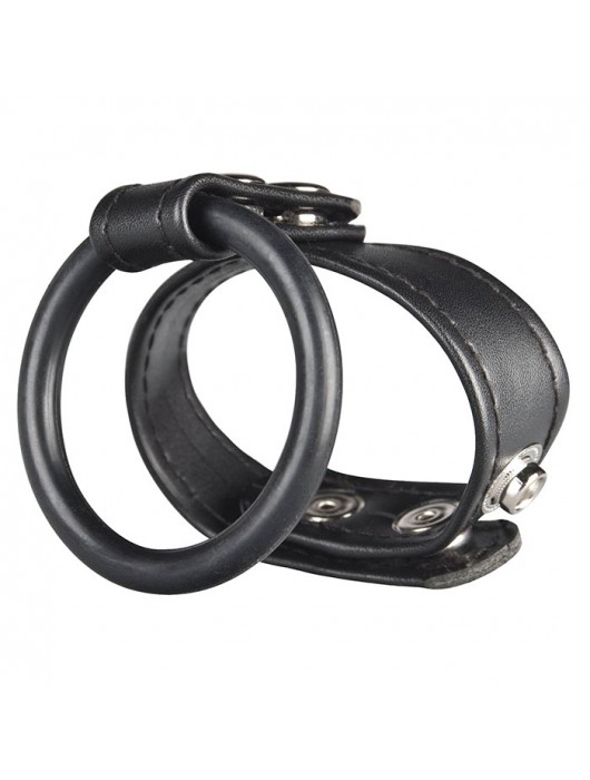 Двойное кольцо выносливости на пенис DUAL STAMINA RING - BlueLine - в Балашихе купить с доставкой