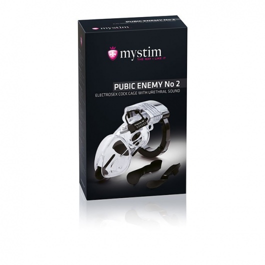 Пояс верности Pubic Enemy №2 с электростимуляцией уретры - MyStim - купить с доставкой в Балашихе