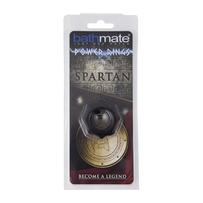 Чёрное эрекционное кольцо Spartan - Bathmate - в Балашихе купить с доставкой