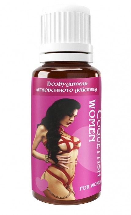 Возбудитель мгновенного действия Coquettish Women - 30 мл. - Миагра - купить с доставкой в Балашихе