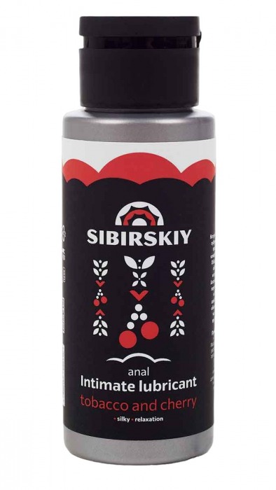 Анальный лубрикант на водной основе SIBIRSKIY с ароматом вишни и табака - 100 мл. - Sibirskiy - купить с доставкой в Балашихе