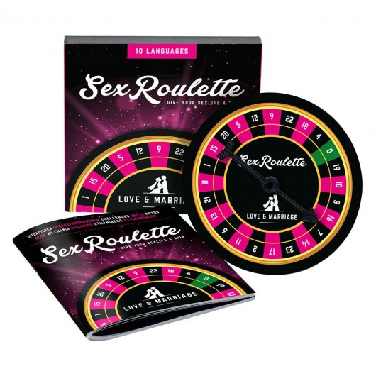 Настольная игра-рулетка Sex Roulette Love   Marriage - Tease&Please - купить с доставкой в Балашихе