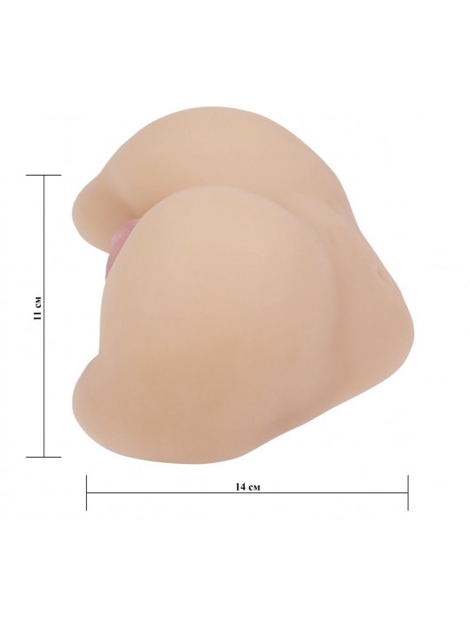 Вибровагина из киберкожи с выносным пультом - LOVETOY (А-Полимер) - в Балашихе купить с доставкой