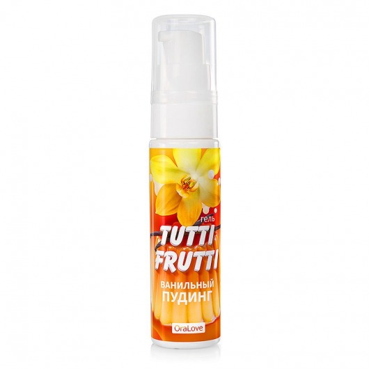 Интимный гель на водной основе Tutti-Frutti  Ванильный пудинг  - 30 гр. - Биоритм - купить с доставкой в Балашихе