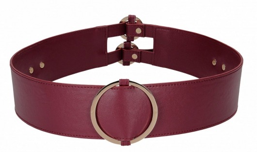 Бордовый ремень Halo Waist Belt - размер L-XL - Shots Media BV - купить с доставкой в Балашихе