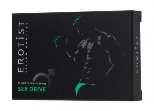 Капсулы для мужчин для повышения либидо Erotist SEX DRIVE - 10 капсул (500 мг.) - Erotist Libido Booster - купить с доставкой в Балашихе
