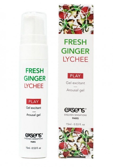 Возбуждающий гель Fresh Ginger Lychee Arousal Gel - 15 мл. - Exsens - купить с доставкой в Балашихе