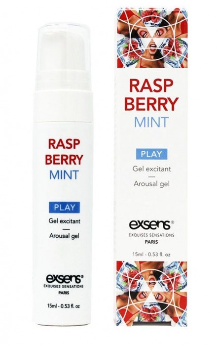 Возбуждающий гель Raspberry Mint с ароматом малины и мяты - 15 мл. - Exsens - купить с доставкой в Балашихе