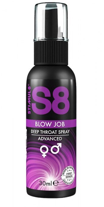 Лубрикант для орального секса S8 Deep Throat Spray - 30 мл. - Stimul8 - купить с доставкой в Балашихе