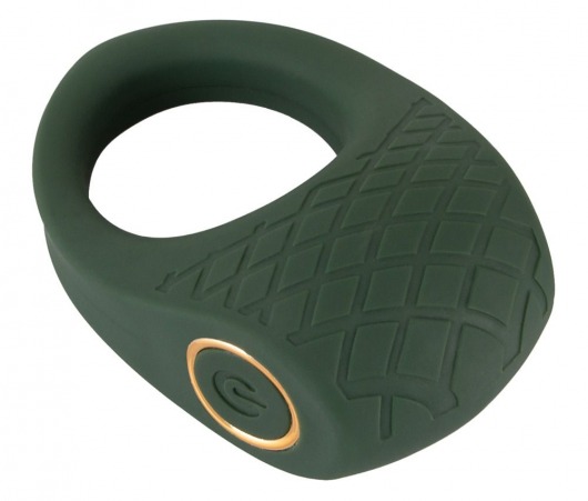Зеленое эрекционное виброкольцо Luxurious Vibro Cock Ring - Orion - в Балашихе купить с доставкой