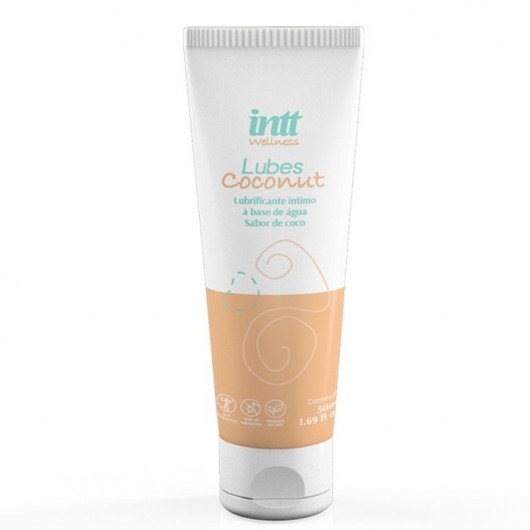 Лубрикант на водной основе Lubes Coconut с ароматом кокоса - 50 гр. - INTT - купить с доставкой в Балашихе