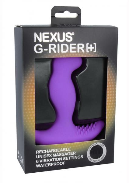 Фиолетовый вибромассажер простаты Nexus G-Rider+ - 12,6 см. - Nexus Range - в Балашихе купить с доставкой