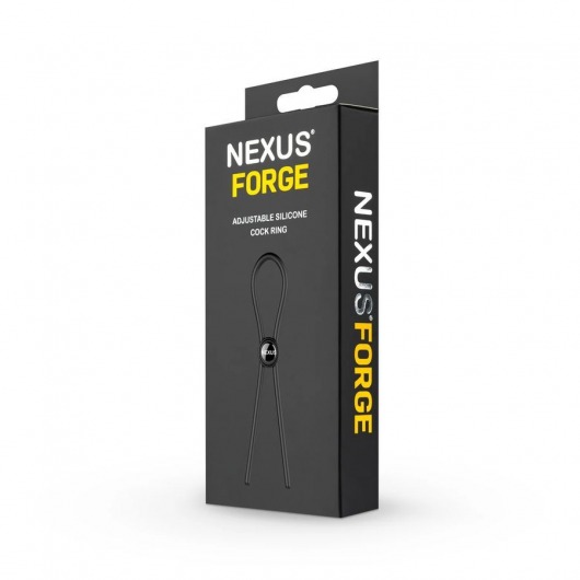 Черное эрекционное лассо Nexus Forge Single - Nexus Range - в Балашихе купить с доставкой