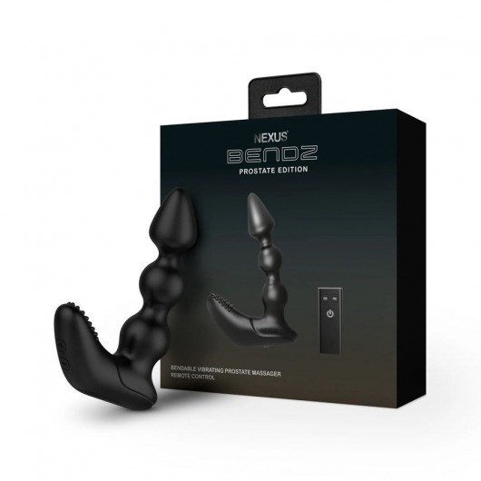 Черный вибростимулятор Nexus Bendz Prostate Edition - 14,1 см. - Nexus Range - в Балашихе купить с доставкой
