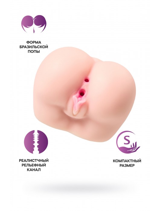 Реалистичный мастурбатор Paula с 2 любовными тоннелями - ToyFa - в Балашихе купить с доставкой