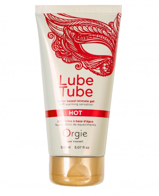 Интимный гель на водной основе Lube Tube Hot с разогревающим эффектом - 150 мл. - ORGIE - купить с доставкой в Балашихе