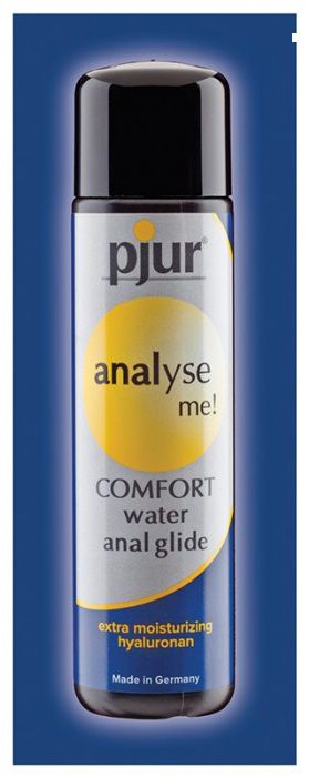 Анальный лубрикант pjur ANALYSE ME Comfort Water Anal Glide - 2 мл. - Pjur - купить с доставкой в Балашихе