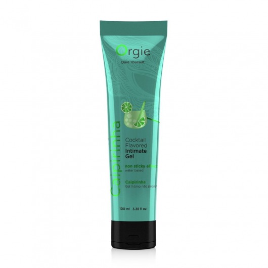 Съедобный интимный гель Orgie Lube Tube Cocktail Caipirinha - 100 мл. - ORGIE - купить с доставкой в Балашихе