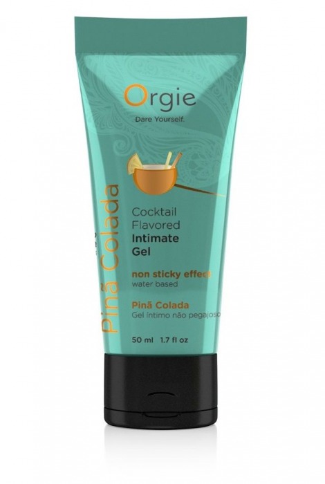 Съедобный интимный гель Orgie Lube Tube Cocktail Pina Colada - 50 мл. - ORGIE - купить с доставкой в Балашихе