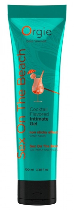 Съедобный интимный гель Orgie Lube Tube Cocktail Sex On The Beach - 100 мл. - ORGIE - купить с доставкой в Балашихе