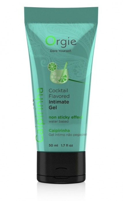 Съедобный интимный гель Orgie Lube Tube Cocktail Caipirinha - 50 мл. - ORGIE - купить с доставкой в Балашихе