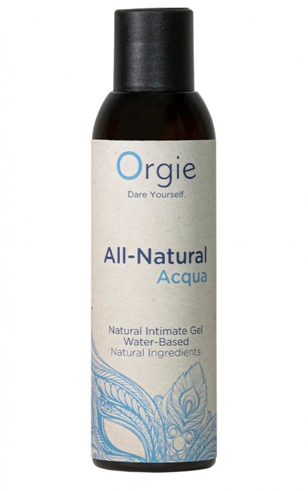 Интимный гель на водной основе Orgie All-Natural Acqua - 150 мл. - ORGIE - купить с доставкой в Балашихе