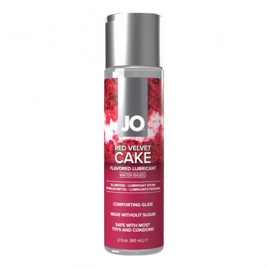 Лубрикант на водной основе JO H2O Red Velvet Cake Flavored Lubricant - 60 мл. - System JO - купить с доставкой в Балашихе