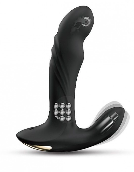 Черный вибромассажер простаты Multi P-Joy с 3 моторами - Dorcel - в Балашихе купить с доставкой