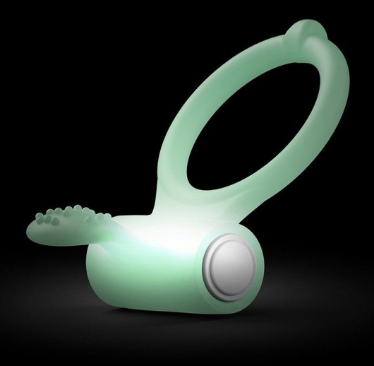 Светящееся в темноте эрекционное виброкольцо Power Clit - Dorcel - в Балашихе купить с доставкой