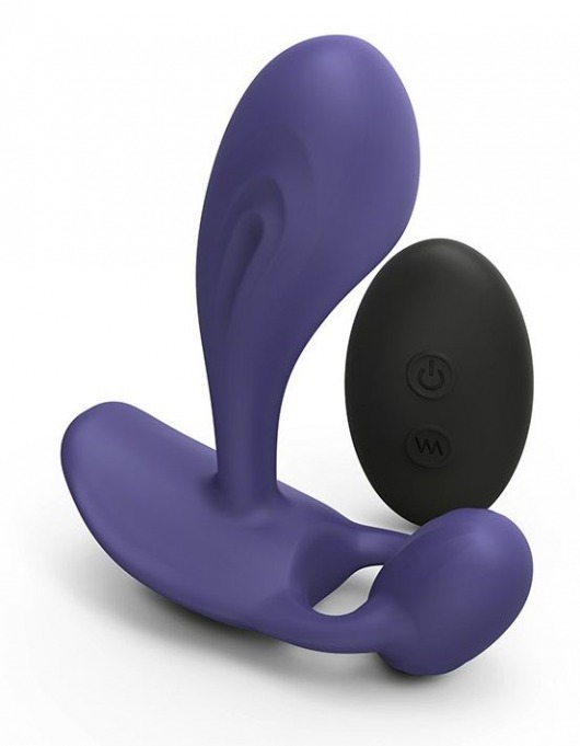 Темно-синий вибромассажер Witty P G Vibrator with Remote Control - Love to Love - в Балашихе купить с доставкой
