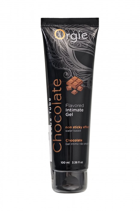 Интимный гель на водной основе Lube Tube Chocolate с шоколадным вкусом - 100 мл. - ORGIE - купить с доставкой в Балашихе