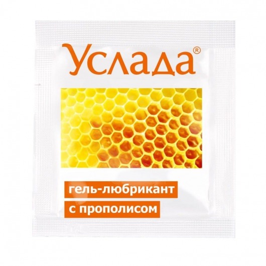 Гель-лубрикант «Услада с прополисом» - 3 гр. - Биоритм - купить с доставкой в Балашихе