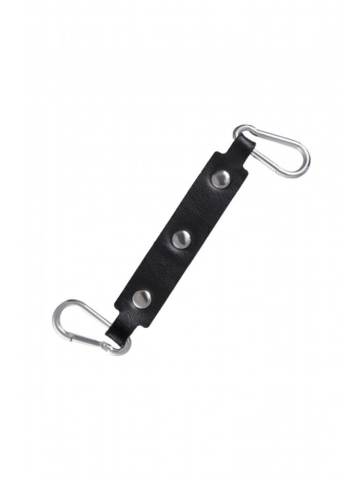 Черно-красные оковы из натуральной кожи - Pecado - купить с доставкой в Балашихе