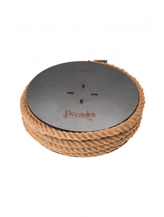 Джутовая веревка для шибари на катушке - 10 м. - Pecado - купить с доставкой в Балашихе