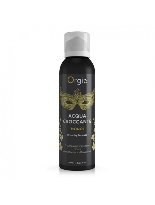 Хрустящая пенка для массажа Orgie Acqua Croccante Monoi с ароматом моной - 150 мл. - ORGIE - купить с доставкой в Балашихе