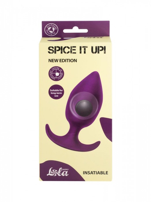 Пробка Со Смещенным Центром Тяжести Spice It Up Insatiable Ultraviolet 8011-04lola - Lola Games