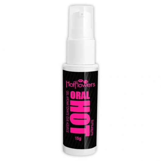 Гель для оральных ласк Oral Hot с согревающим эффектом - 15 гр. - HotFlowers - купить с доставкой в Балашихе