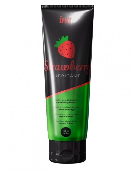 Смазка на водной основе с ароматом клубники Strawberry Lubricant - 100 мл. - INTT - купить с доставкой в Балашихе