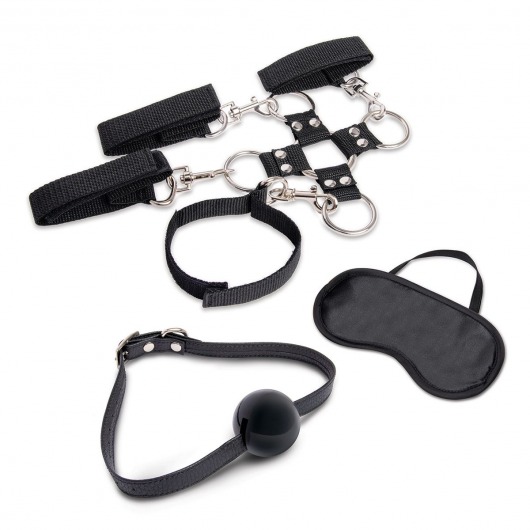 Набор для фиксации из 7 предметов Hogtie   Ball Gag Kit - Lux Fetish - купить с доставкой в Балашихе