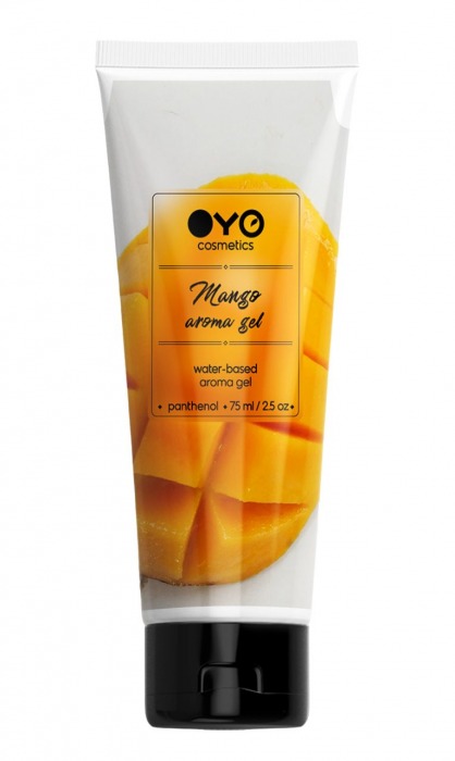 Лубрикант на водной основе OYO Aroma Gel Mango с ароматом манго - 75 мл. - OYO - купить с доставкой в Балашихе