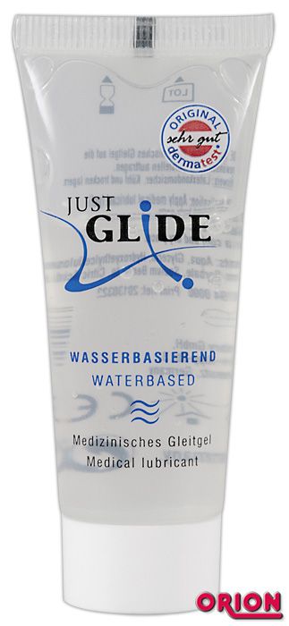 Вагинальная смазка на водной основе JUSTGLIDE - 20 мл. - Orion - купить с доставкой в Балашихе