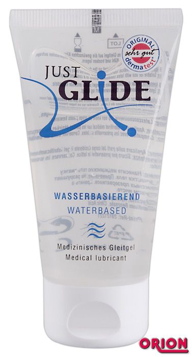 Вагинальная смазка на водной основе JUSTGLIDE - 50 мл. - Orion - купить с доставкой в Балашихе