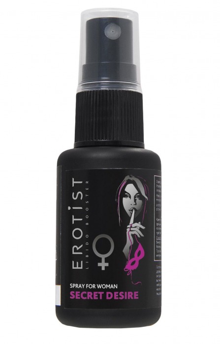 Возбуждающий спрей для женщин Erotist Secret Desire - 30 мл. - Erotist Libido Booster - купить с доставкой в Балашихе